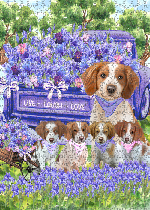 Brittany Spaniel Jigsaw Puzzle: Interlocking Puzzles Games for Adult, Explore a Variety of Custom Designs, Personalized, Pet and Dog Lovers Gift