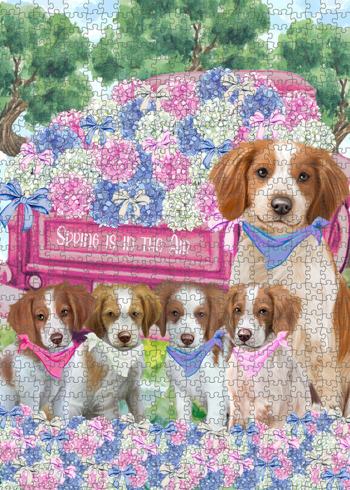 Brittany Spaniel Jigsaw Puzzle: Interlocking Puzzles Games for Adult, Explore a Variety of Custom Designs, Personalized, Pet and Dog Lovers Gift