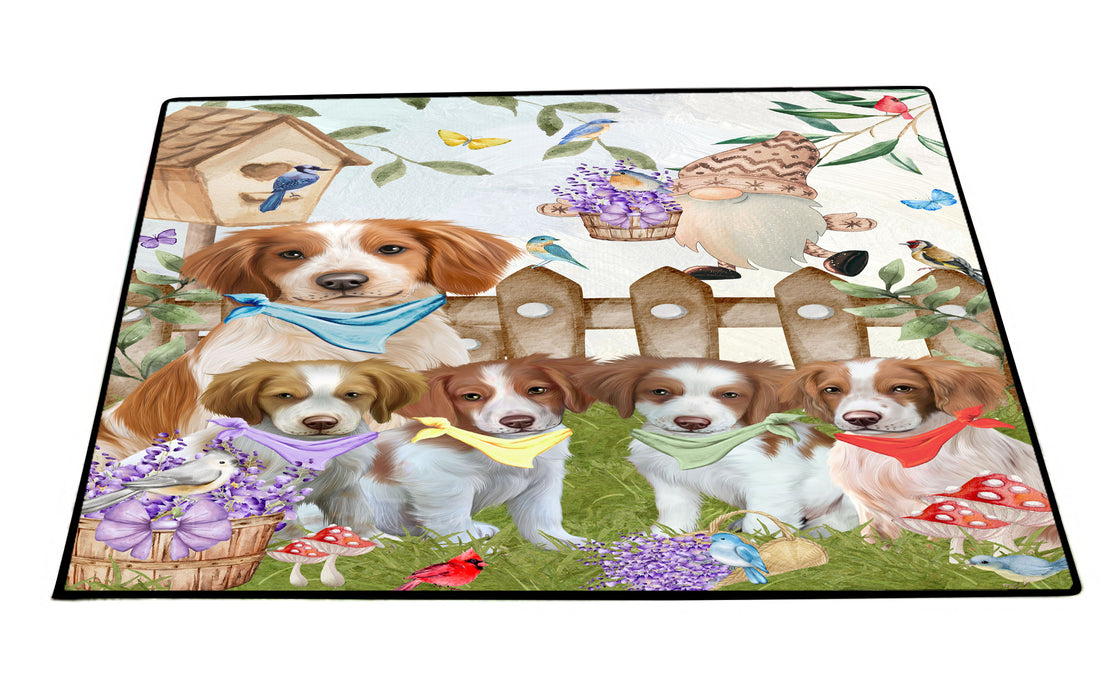 Brittany Spaniel Floor Mat, Explore a Variety of Custom Designs, Personalized, Non-Slip Door Mats for Indoor and Outdoor Entrance, Pet Gift for Dog Lovers