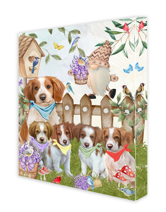 Brittany Spaniel Canvas: Explore a Variety of Designs, Personalized, Digital Art Wall Painting, Custom, Ready to Hang Room Decor, Dog Gift for Pet Lovers