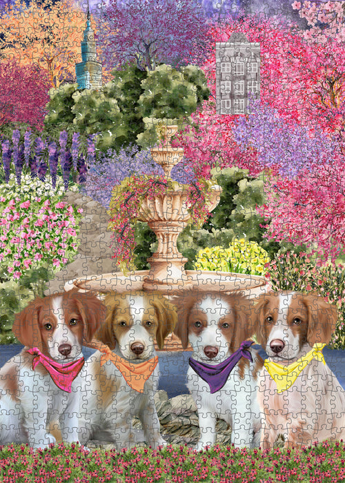 Brittany Spaniel Jigsaw Puzzle, Interlocking Puzzles Games for Adult, Explore a Variety of Designs, Personalized, Custom, Gift for Pet and Dog Lovers