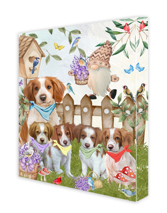 Brittany Spaniel Canvas: Explore a Variety of Personalized Designs, Custom, Digital Art Wall Painting, Ready to Hang Room Decor, Gift for Dog and Pet Lovers