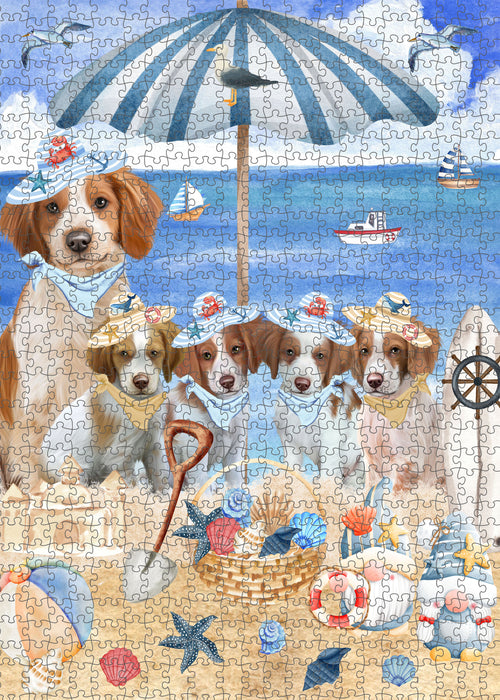 Brittany Spaniel Jigsaw Puzzle: Interlocking Puzzles Games for Adult, Explore a Variety of Custom Designs, Personalized, Pet and Dog Lovers Gift