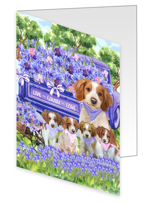 Brittany Spaniel Greeting Cards & Note Cards: Explore a Variety of Designs, Custom, Personalized, Halloween Invitation Card with Envelopes, Gifts for Dog Lovers
