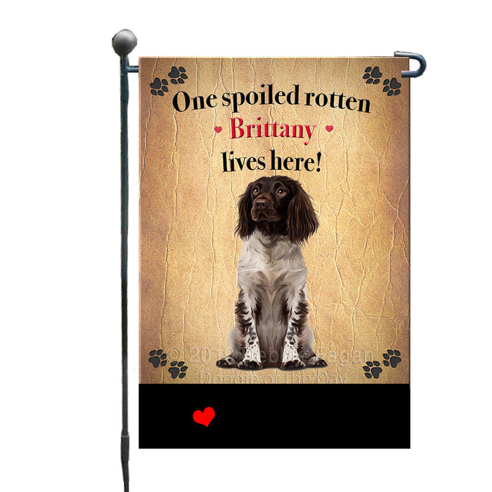 Personalized Spoiled Rotten Brittany Spaniel Dog GFLG-DOTD-A63144