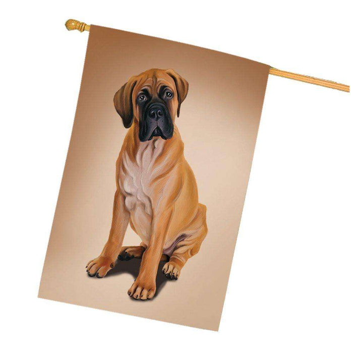 Bull Mastiff Puppy Dog House Flag