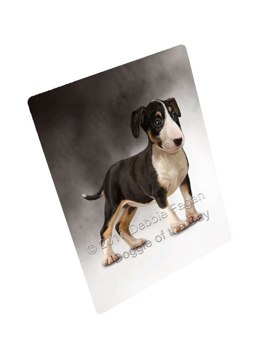 Bull Terrier Dog Art Portrait Print Woven Throw Sherpa Plush Fleece Blanket D021