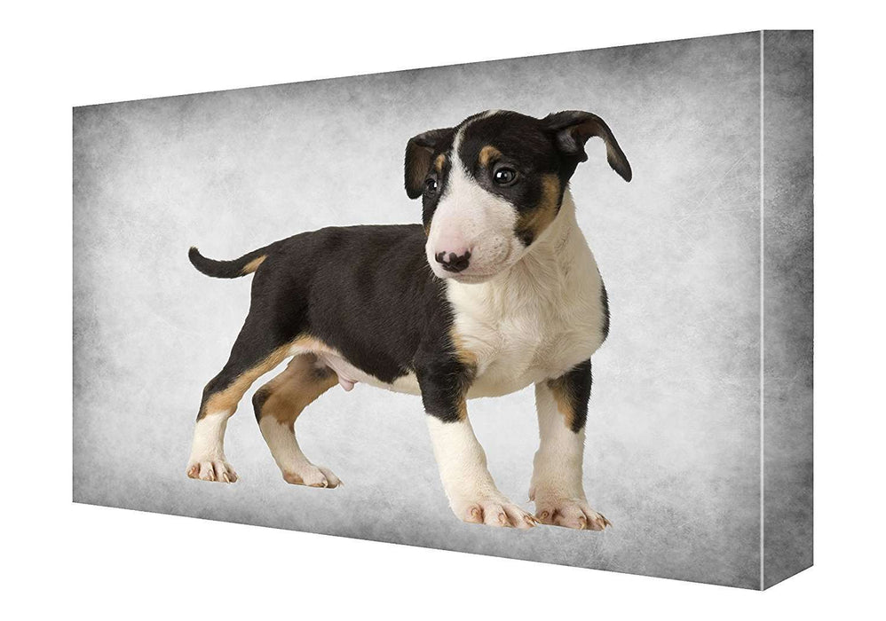 Bull Terrier Dog Canvas