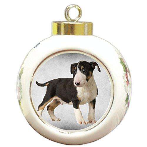 Bull Terrier Dog Christmas Holiday Ornament