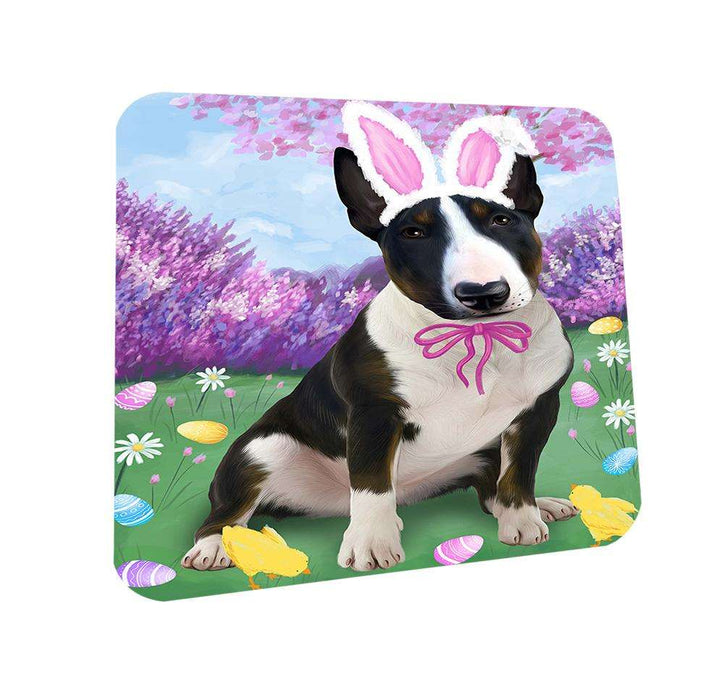 Bull Terrier Dog Easter Holiday Coasters Set of 4 CST49031