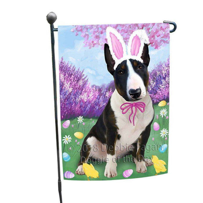 Bull Terrier Dog Easter Holiday Garden Flag GFLG48981