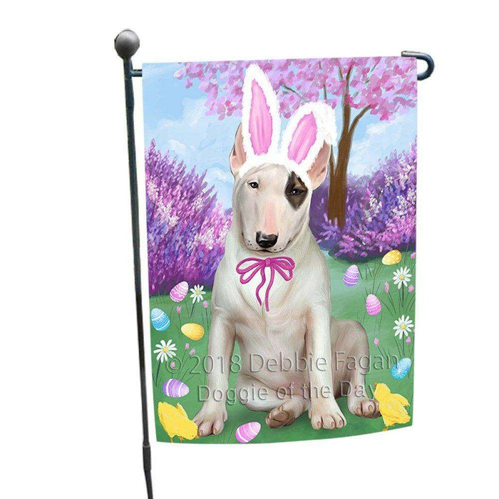 Bull Terrier Dog Easter Holiday Garden Flag GFLG48983