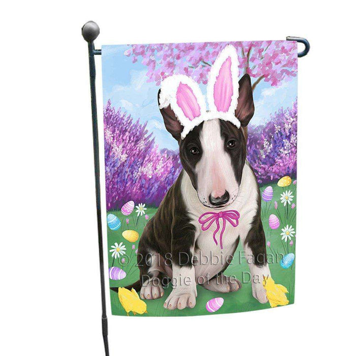 Bull Terrier Dog Easter Holiday Garden Flag GFLG48984