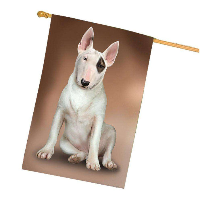 Bull Terrier Dog House Flag HF304