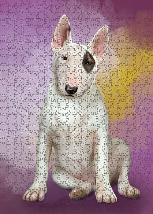 Bull Terrier Dog Puzzle with Photo Tin PUZL1503