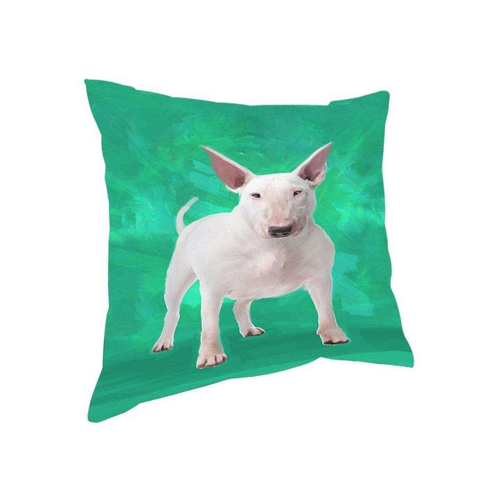 Bull Terrier Dog Throw Pillow D463