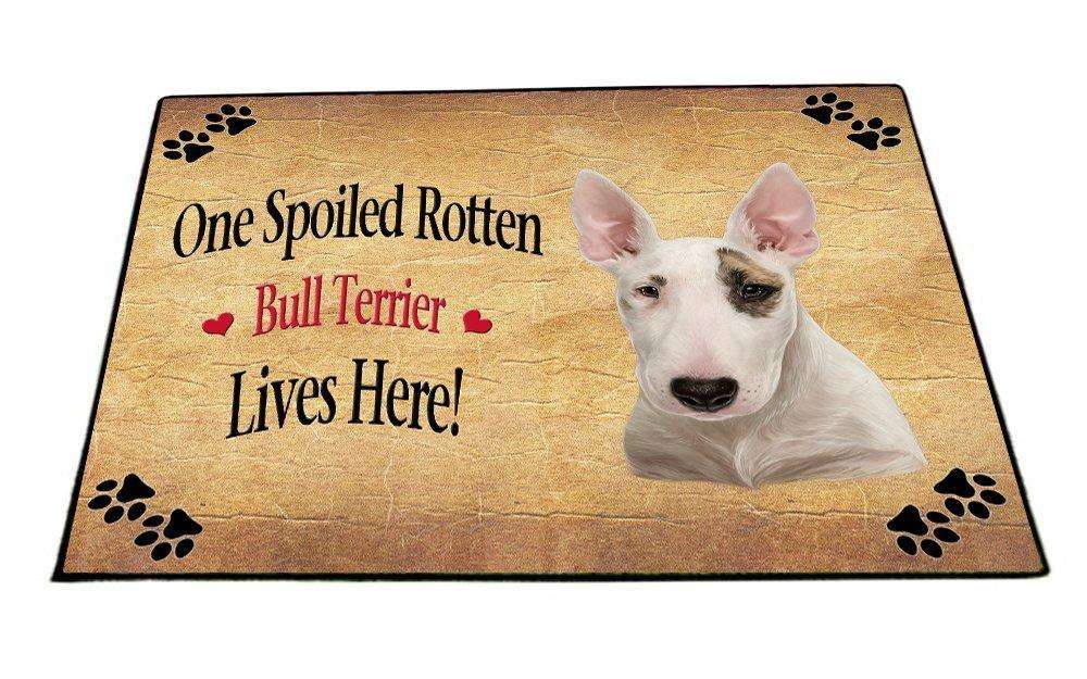 Bull Terrier Spoiled Rotten Dog Indoor/Outdoor Floormat