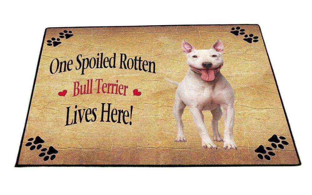 Bull Terrier Spoiled Rotten Dog Indoor/Outdoor Floormat