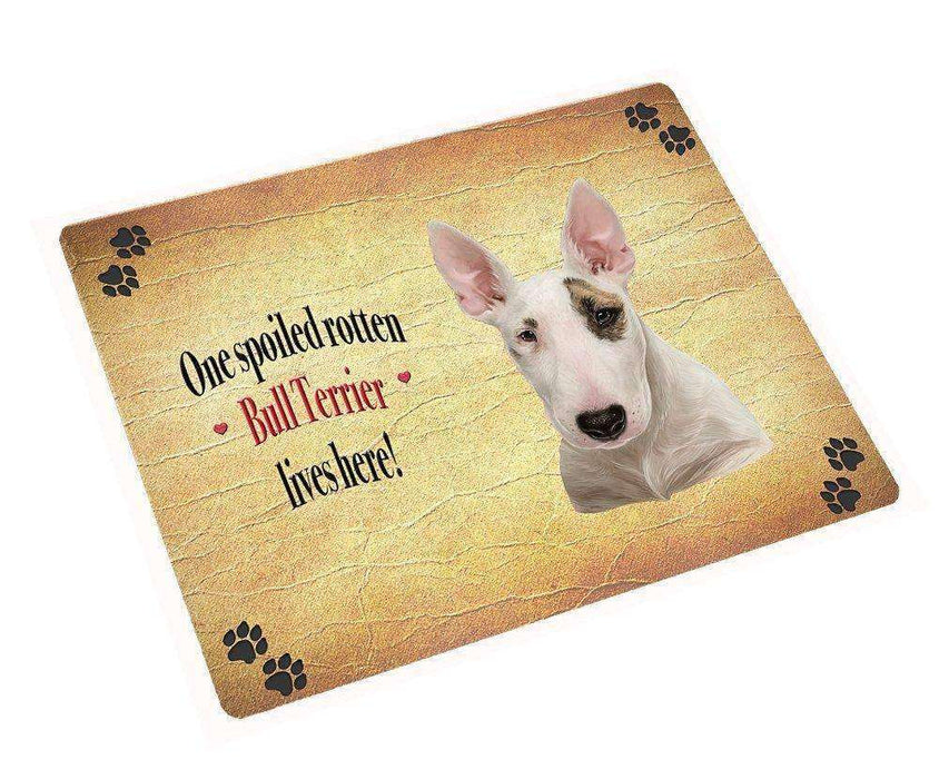 Bull Terrier Spoiled Rotten Dog Magnet Mini (3.5" x 2")