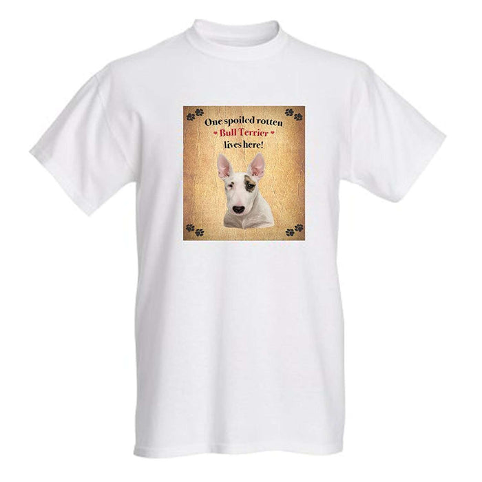 Bull Terrier Spoiled Rotten Dog T-Shirt