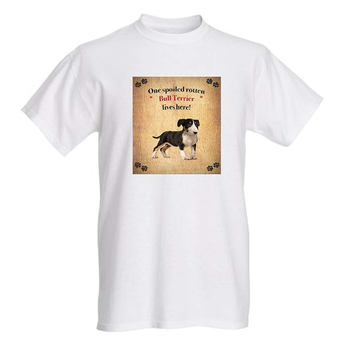 Bull Terrier Spoiled Rotten Dog T-Shirt