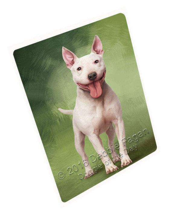 Bull Terriers Dog Art Portrait Print Woven Throw Sherpa Plush Fleece Blanket D128