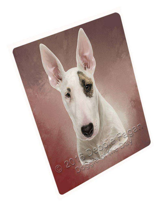 Bull Terriers Dog Art Portrait Print Woven Throw Sherpa Plush Fleece Blanket D130