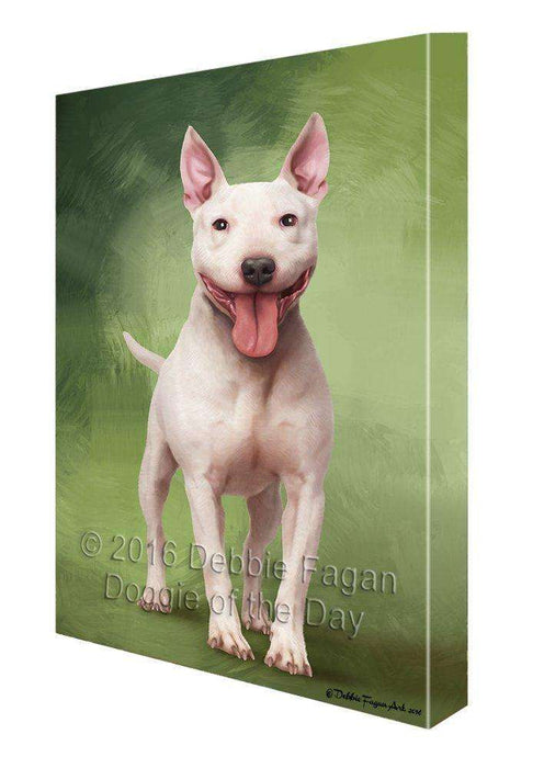 Bull Terriers Dog Canvas Wall Art