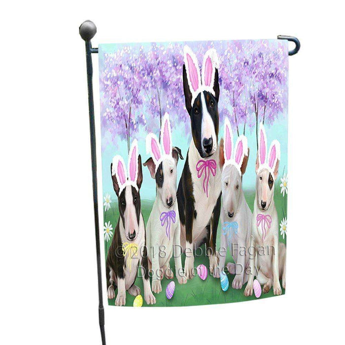 Bull Terriers Dog Easter Holiday Garden Flag GFLG48982