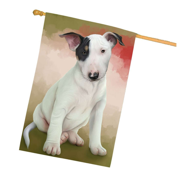 Bull Terriers Dog House Flag