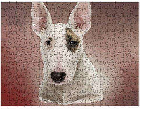 Bull Terriers Dog Puzzle with Photo Tin D068