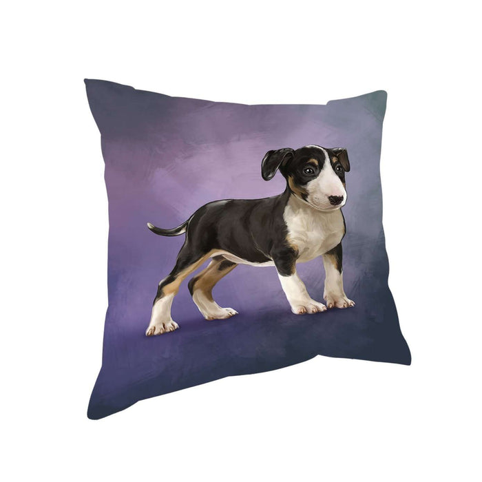 Bull Terriers Dog Throw Pillow D307