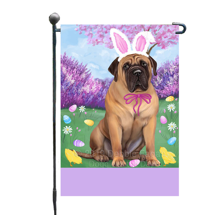 Personalized Easter Holiday Bull Mastiff Dog Custom Garden Flags GFLG-DOTD-A58790