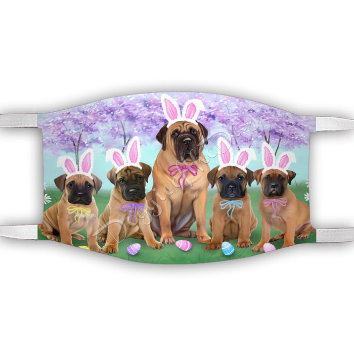 Easter Holiday Bullmastiff Dogs Face Mask FM49585