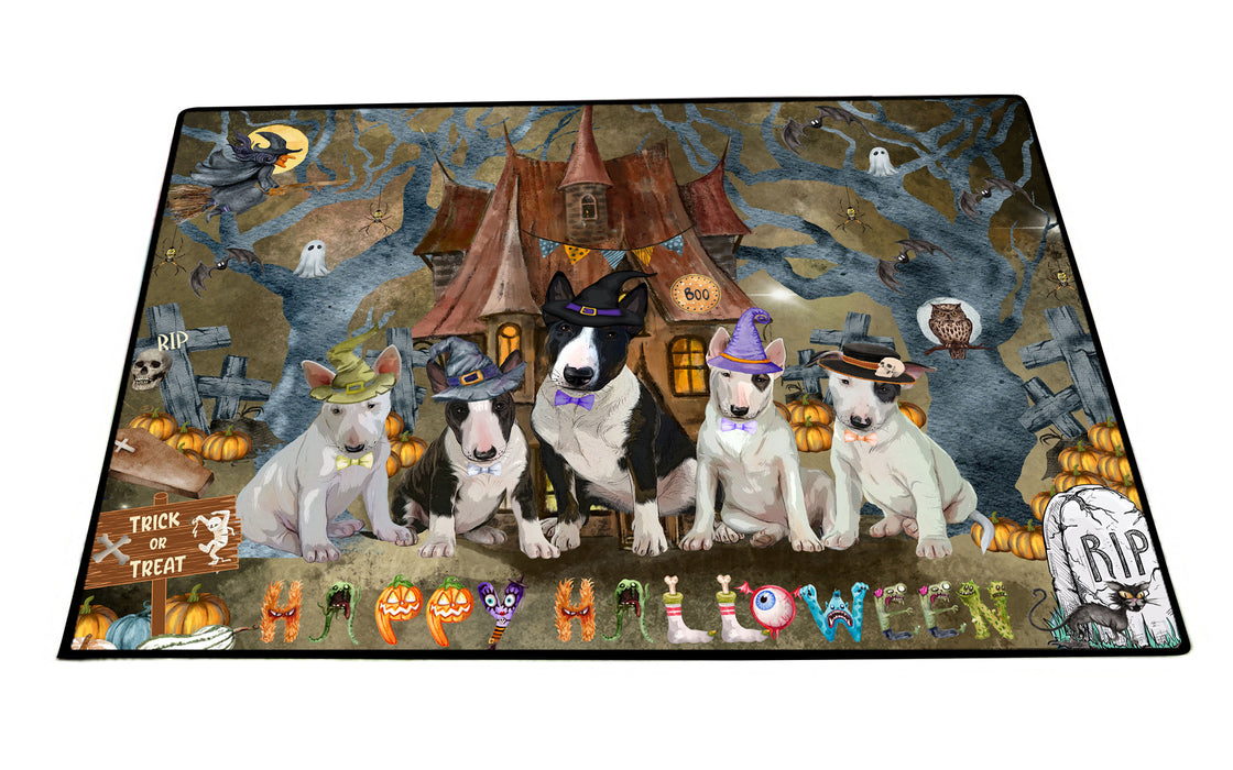 Bull Terrier Floor Mat: Explore a Variety of Designs, Anti-Slip Doormat for Indoor and Outdoor Welcome Mats, Personalized, Custom, Pet and Dog Lovers Gift