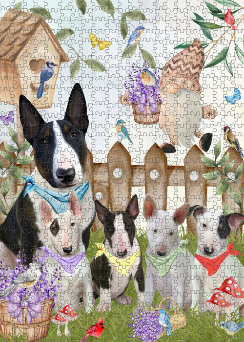 Bull Terrier Jigsaw Puzzle for Adult, Interlocking Puzzles Games, Personalized, Explore a Variety of Designs, Custom, Dog Gift for Pet Lovers