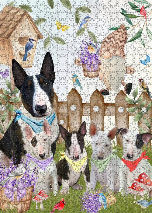 Bull Terrier Jigsaw Puzzle: Explore a Variety of Personalized Designs, Interlocking Puzzles Games for Adult, Custom, Dog Lover's Gifts