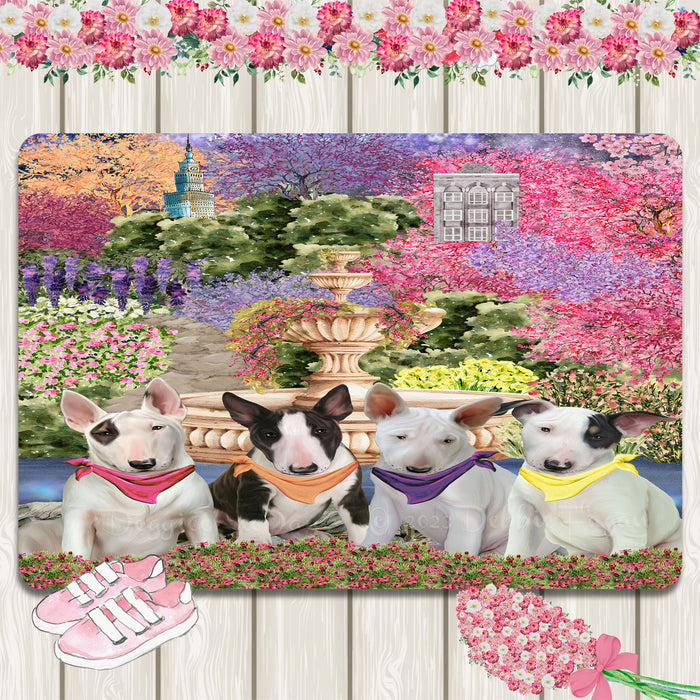 Bull Terrier Area Rug and Runner, Explore a Variety of Designs, Personalized, Indoor Floor Carpet Rugs for Home and Living Room, Custom, Dog Gift for Pet Lovers