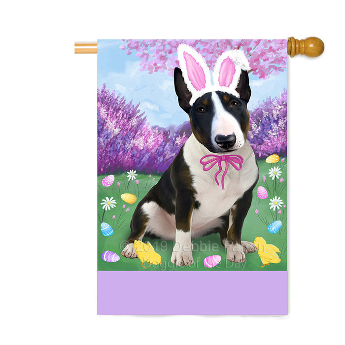 Personalized Easter Holiday Bull Terrier Dog Custom House Flag FLG-DOTD-A58849