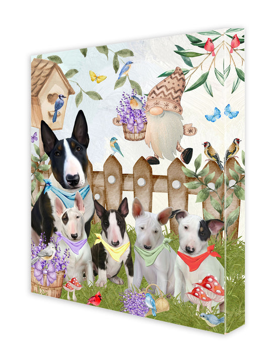 Bull Terrier Canvas: Explore a Variety of Personalized Designs, Custom, Digital Art Wall Painting, Ready to Hang Room Decor, Gift for Dog and Pet Lovers