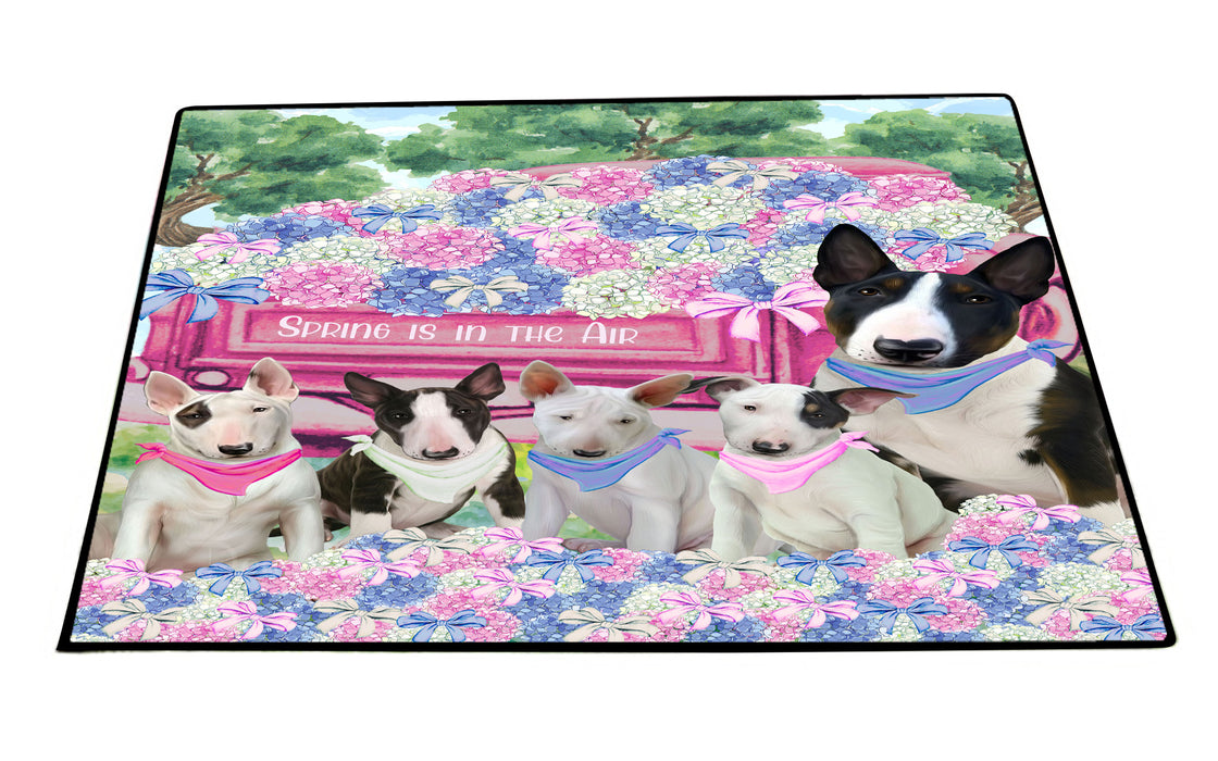 Bull Terrier Floor Mat: Explore a Variety of Designs, Anti-Slip Doormat for Indoor and Outdoor Welcome Mats, Personalized, Custom, Pet and Dog Lovers Gift
