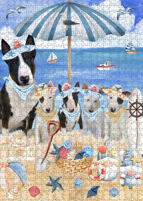 Bull Terrier Jigsaw Puzzle, Interlocking Puzzles Games for Adult, Explore a Variety of Designs, Personalized, Custom, Gift for Pet and Dog Lovers