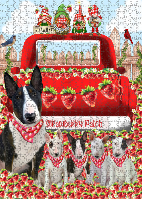 Bull Terrier Jigsaw Puzzle: Explore a Variety of Personalized Designs, Interlocking Puzzles Games for Adult, Custom, Dog Lover's Gifts