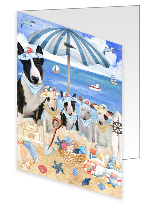 Bull Terrier Greeting Cards & Note Cards: Explore a Variety of Designs, Custom, Personalized, Halloween Invitation Card with Envelopes, Gifts for Dog Lovers