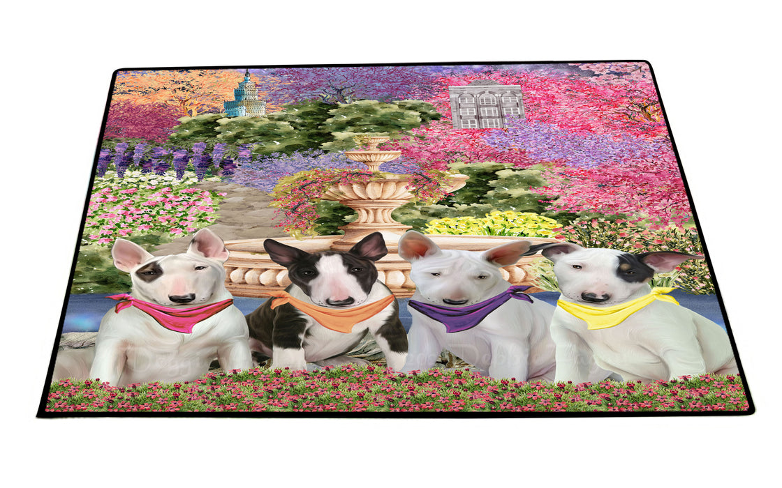 Bull Terrier Floor Mat, Non-Slip Door Mats for Indoor and Outdoor, Custom, Explore a Variety of Personalized Designs, Dog Gift for Pet Lovers