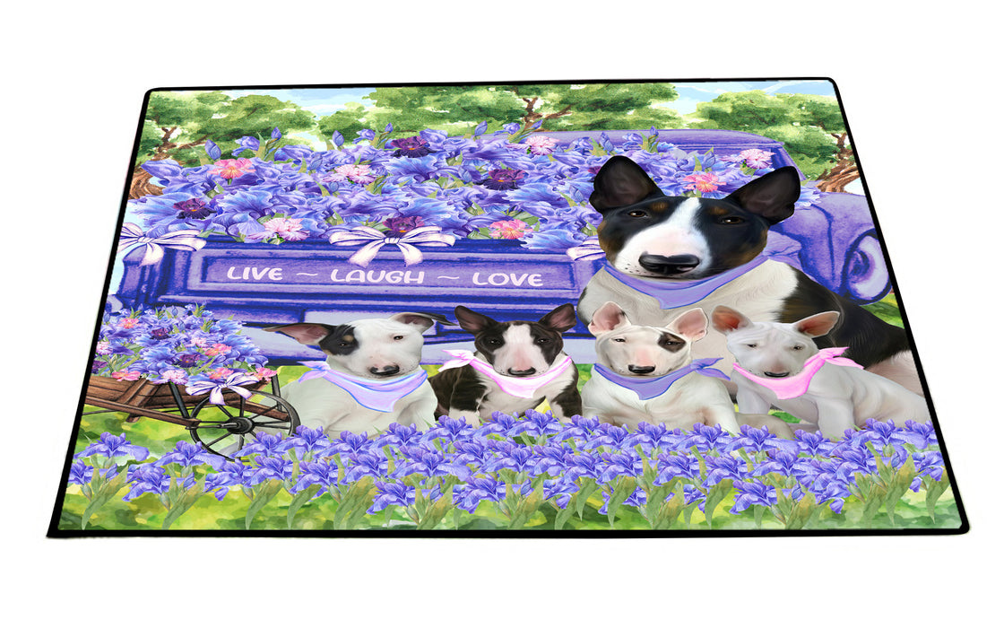 Bull Terrier Floor Mats: Explore a Variety of Designs, Personalized, Custom, Halloween Anti-Slip Doormat for Indoor and Outdoor, Dog Gift for Pet Lovers