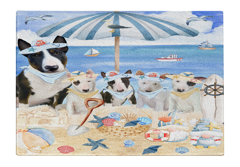 Bull Terrier Tempered Glass Cutting Board: Explore a Variety of Custom Designs, Personalized, Scratch and Stain Resistant Boards for Kitchen, Gift for Dog and Pet Lovers