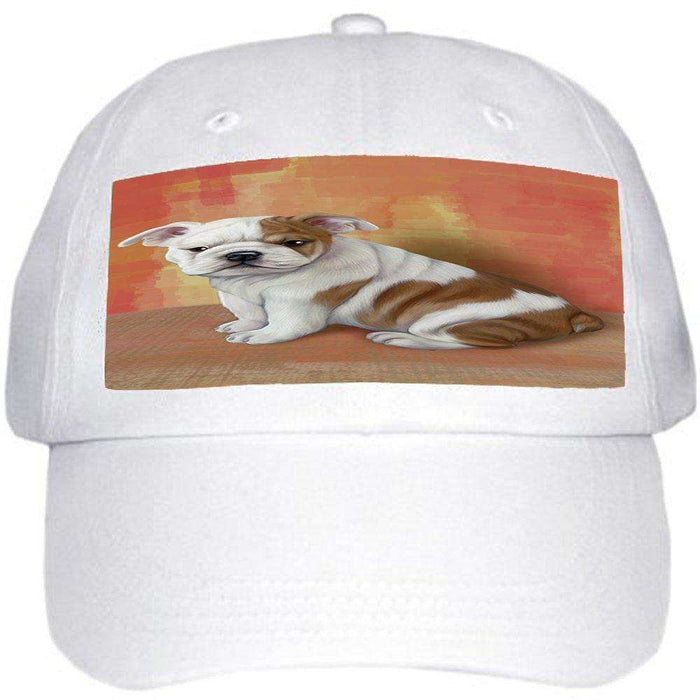 Bulldog Dog Ball Hat Cap