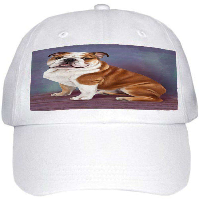 Bulldog Dog Ball Hat Cap