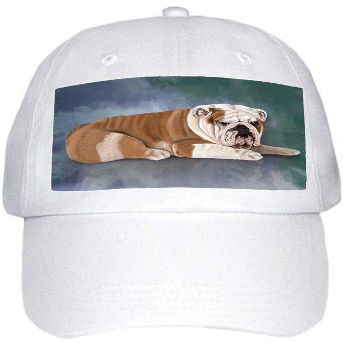 Bulldog Dog Ball Hat Cap